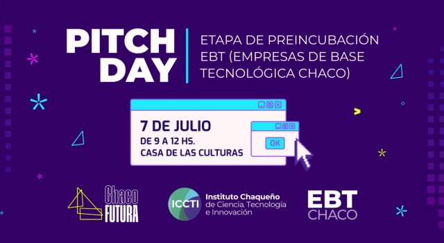 Pitch Day: empresas de base tecnológicas preincubadas por el ICCTI presentarán su modelo de negocio en Chaco Futura