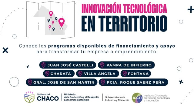 ICCTI brindará charlas informativas sobre los programas INTEC Chaco y EBT 2026 en localidades chaqueñas